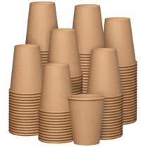 Copos de café GUSTO Kraft Paper, pacote de 300 ml, não branqueados Copos de café GUSTO Kraft Paper, pacote de 300 ml, não branqueados