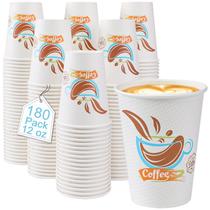 Copos de café Lamosi 350mL, pacote com 180 ml, copo de papel descartável, 350ml