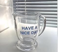 Copos de cerveja estilo simples copo de alça alfabeto inglês copo de leite para café da manhã