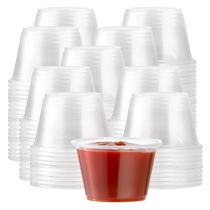 Copos de condimento Fit Meal Prep, 120 ml, sem BPA, pacote com 250 Copos de condimento Fit Meal Prep, 120 ml, sem BPA, pacote com 250