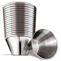 Copos de condimento Stock Your Home em aço inoxidável 75 mL (pacote com 12)