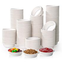 Copos de condimentos compostáveis EcoLipak 30mL, pacote 1000