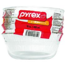 Copos de creme Pyrex, conjunto de 4 assadeiras de vidro de 300 ml