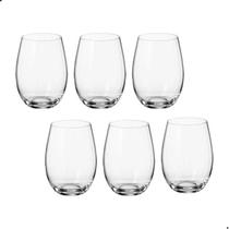 Copos De Cristal Água Drinks Bohemia Mergus Tumbler 560ml - 6 Copos Copos De Cristal Água Drinks Bohemia Mergus Tumbler 560ml - 6 Copos