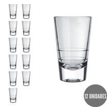 Copos de Dose Caninha 100ml Tequila Whisky Cachaça - 12un