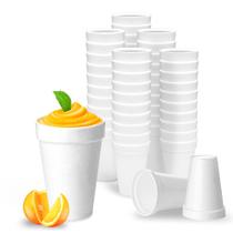 Copos de espuma Shop Square de 20 onças (590 ml) descartáveis (pacote com 50) brancos
