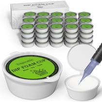 Copos de espuma ZHOOGE Dip, tampas de enxágue descartáveis, suprimentos de tatuagem Copos de espuma ZHOOGE Dip, tampas de enxágue descartáveis, suprimentos de tatuagem