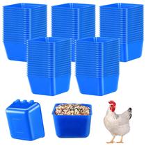 Copos de gaiola, copos para alimentação de frango, água suspensa para alimentos para pássaros, 480 ml