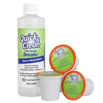 Copos de limpeza e pacote descalcificador Quick & Clean 2.0 Compatível com