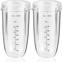 Copos de liquidificador de reposição de 32 onças (2 pacotes) para NutriBullet 600w/900w