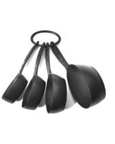 Copos de medição Cuisinart, conjunto de 4 em aço inoxidável com armazenamento