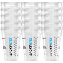 Copos de medição graduados descartáveis EpoxyStix 300 ml, pacote com 100 Copos de medição graduados descartáveis EpoxyStix 300 ml, pacote com 100