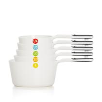 Copos de medição OXO Good Grips Plastic, 6 peças, brancos Copos de medição OXO Good Grips Plastic, 6 peças, brancos