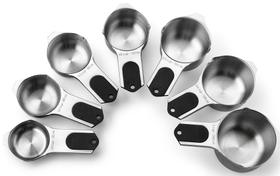 Copos de medição Spring Chef Magnetic em aço inoxidável, conjunto de 7