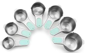Copos de medição Spring Chef Magnetic em aço inoxidável, conjunto de 7 Copos de medição Spring Chef Magnetic em aço inoxidável, conjunto de 7