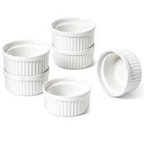 Copos de molho LE TAUCI Doric 60mL Ceramic Ramekins, conjunto de 6