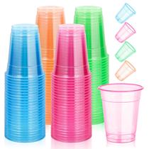 Copos de néon KesaPlan 120 unidades 470 ml que brilham no escuro para festas Copos de néon KesaPlan 120 unidades 470 ml que brilham no escuro para festas