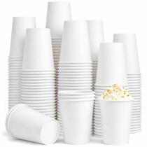 Copos de Papel Biotakeware 12oz Pacote com 100 Unidades Branco Copos de Papel Biotakeware 12oz Pacote com 100 Unidades Branco
