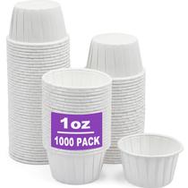 Copos de papel descartáveis CAMKYDE Ketchup Cup 30 mL (pacote de 1000)