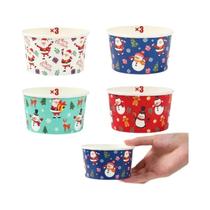 Copos De Papel Descartáveis De 8 Oz Para Sorvete, Decoração De Natal Para Casa, Ano Novo 2025 2026 Copos De Papel Descartáveis De 8 Oz Para Sorvete, Decoração De Natal Para Casa, Ano Novo 2025 2026