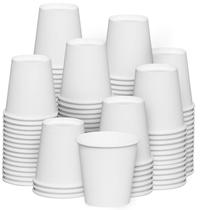 Copos de Papel Descartáveis Gusto - 90ml (600 Unidades) - Brancos Copos de Papel Descartáveis Gusto - 90ml (600 Unidades) - Brancos