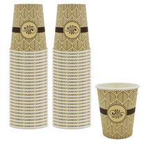 Copos de papel descartáveis para café quente PAMI 8 onças (pacote com 50)
