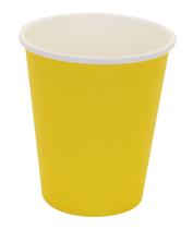 Copos de papel descartáveis Sim! Amarelo fresco de 8 onças e 50 unidades (50 mL) Copos de papel descartáveis Sim! Amarelo fresco de 8 onças e 50 unidades (50 mL)