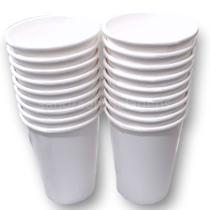 Copos de Papel Descartável 200 ml Biodegradável Branco- Kit c/ 75 unid - Ideal para bebidas quentes ou geladas