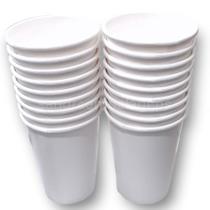 Copos de Papel Descartável 200 ml Biodegradável Branco- Kit c/ 800 unid - Ideal para bebidas quentes ou geladas