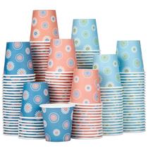 Copos de papel SIUQ 300 Pack 90ml descartáveis para banheiro Daisy