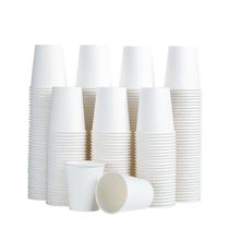 Copos de papel SIUQ, papel branco descartável de 5 onças, pacote de 300