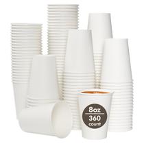 Copos de papel TV TOPVALUE 8 onças (360 unidades) para bebidas quentes Copos de papel TV TOPVALUE 8 onças (360 unidades) para bebidas quentes