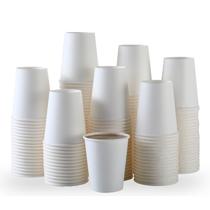 Copos de papel Walasaso, copos de café descartáveis de 8 onças, pacote com 300