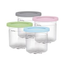 Copos de Picolé para Ninja Creami NC300s - Substituições para o Frasco de Sorvete