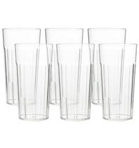 Copos de plástico Arrow Home Products, 480 ml, conjunto de 6 transparentes Copos de plástico Arrow Home Products, 480 ml, conjunto de 6 transparentes