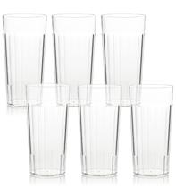 Copos de plástico Arrow Home Products 900 ml (conjunto de 6) transparentes Copos de plástico Arrow Home Products 900 ml (conjunto de 6) transparentes