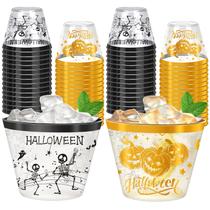 Copos de plástico BYMIOYA Halloween 9 onças (260 mL) 60 unidades