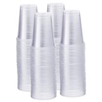Copos de plástico Comfy Package GUSTO 9 onças (250 mL) 500 unidades transparentes