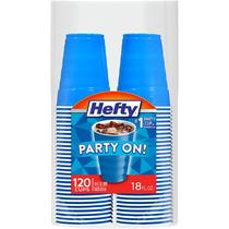 Copos de plástico descartáveis Hefty Party On 18 oz Marine Blue x120