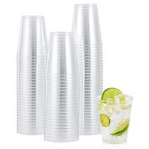 Copos de plástico descartáveis JOLLY CHEF 240mL, 100 pacotes transparentes