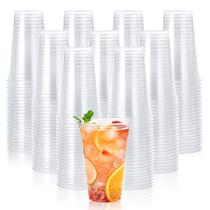 Copos de plástico descartáveis Lilymicky 600 Pack 600 ml Crystal Clear Copos de plástico descartáveis Lilymicky 600 Pack 600 ml Crystal Clear