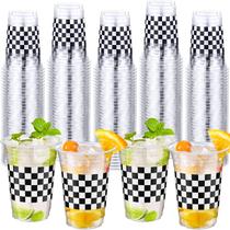 Copos de plástico descartáveis Tiangrid 16 oz (473mL) 100 unidades