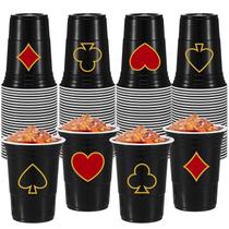 Copos de plástico descartável Ziliny Casino Party 16 onças x48