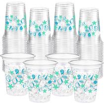 Copos de plástico Funnymoom Seashell Beach 350 ml (pacote com 60) Copos de plástico Funnymoom Seashell Beach 350 ml (pacote com 60)