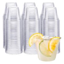 Copos de plástico GUSTO 300 mL Clear 9 onças, resistentes e sem BPA, 300 unidades