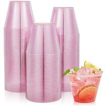 Copos de plástico JOLLY CHEF 270 ml roxos, pacote com 100 copos de festa