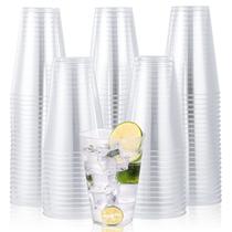 Copos de plástico JOLLY CHEF 400mL Clear, pacote com 100 unidades para festa Copos de plástico JOLLY CHEF 400mL Clear, pacote com 100 unidades para festa