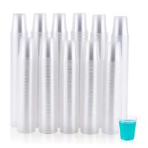 Copos de plástico JOLLY CHEF 700, pacote 90mL, transparentes, descartáveis Copos de plástico JOLLY CHEF 700, pacote 90mL, transparentes, descartáveis