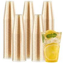 Copos de plástico JOLLY CHEF Gold, pacote de 14 onças e 200 para casamento e festa Copos de plástico JOLLY CHEF Gold, pacote de 14 onças e 200 para casamento e festa