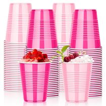 Copos de plástico KesaPlan 100 unidades, 530 ml, rosa claro e rosa quente Copos de plástico KesaPlan 100 unidades, 530 ml, rosa claro e rosa quente